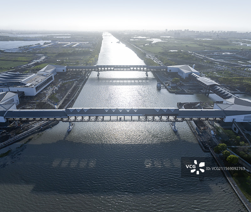 长三角沪苏浙水乡客厅生态示范区图片素材