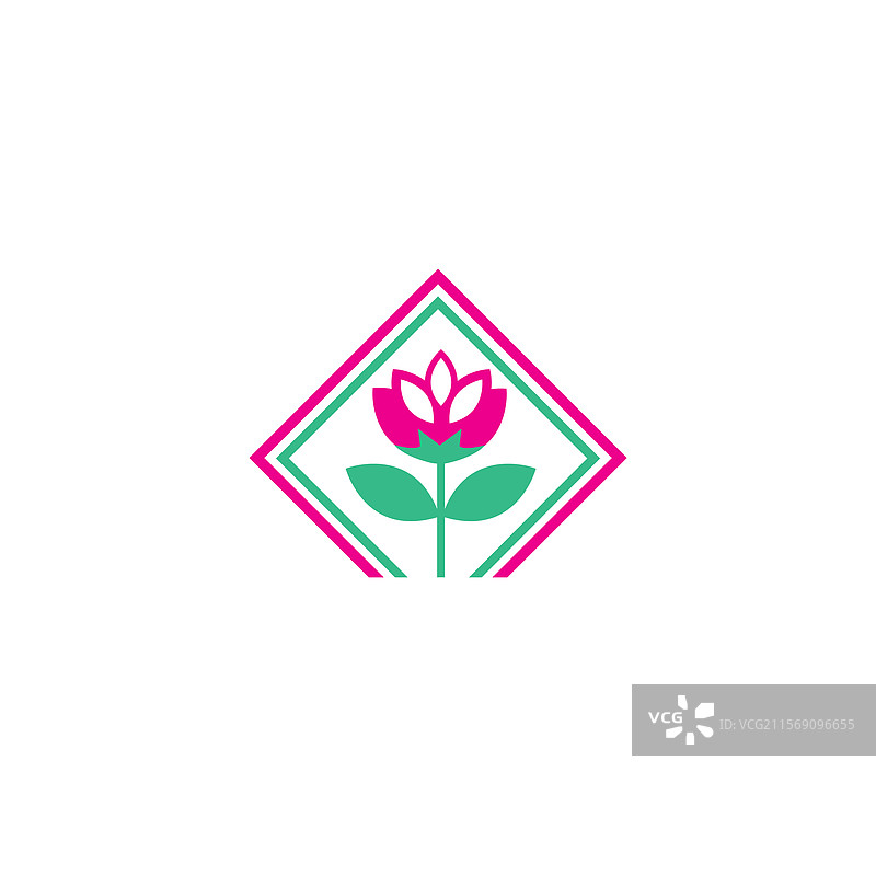 三叶草花朵标志图片素材