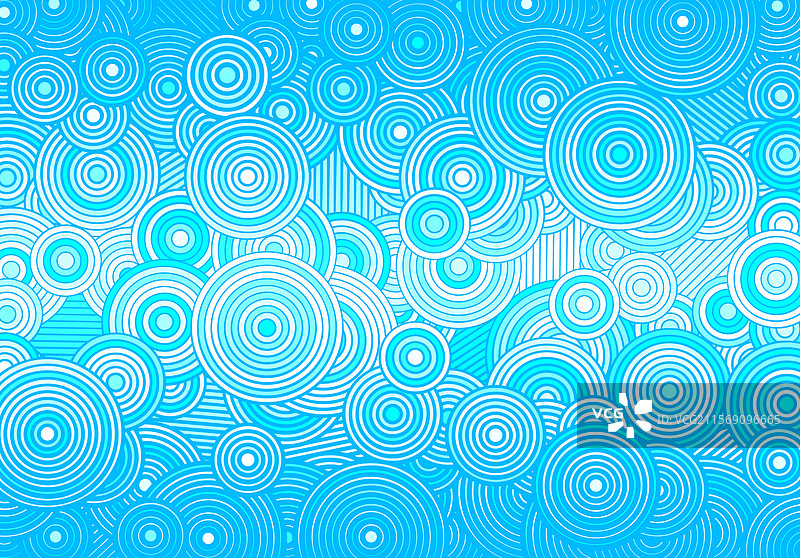 抽象的冬季假日背景与圆形图案图片素材