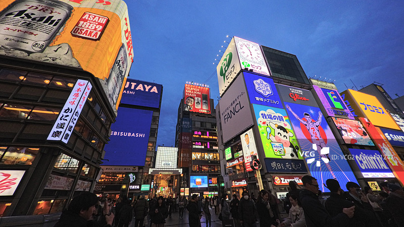 心斋桥电子招牌图片素材