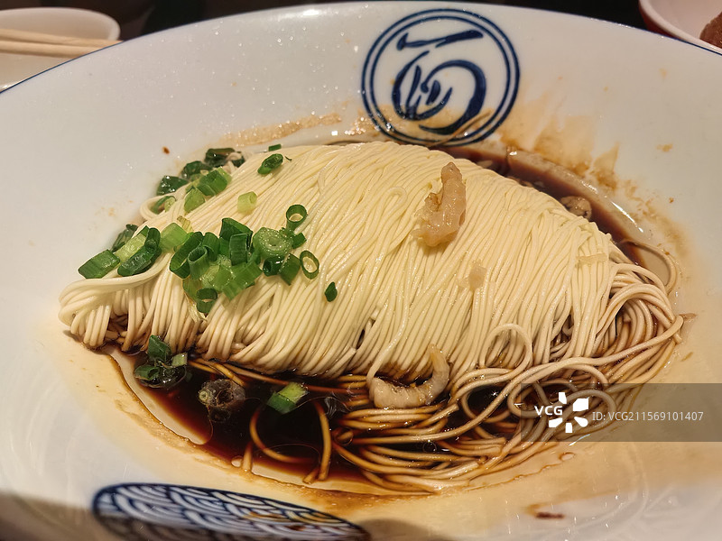 无锡非遗 银丝面拌面图片素材