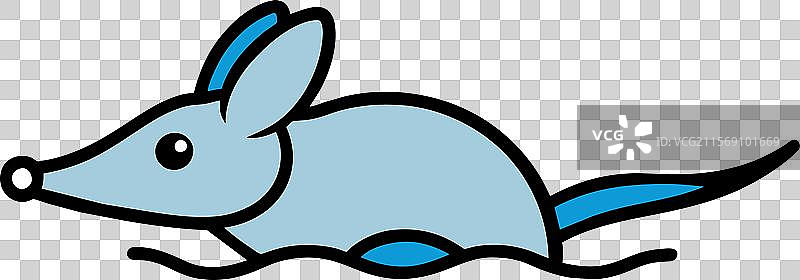 比尔比鼠游泳图标图片素材