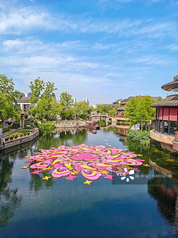 上海青浦蟠龙天地古镇图片素材