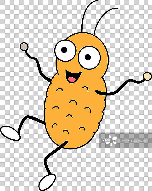 饼干甲虫跳跃图标图片素材