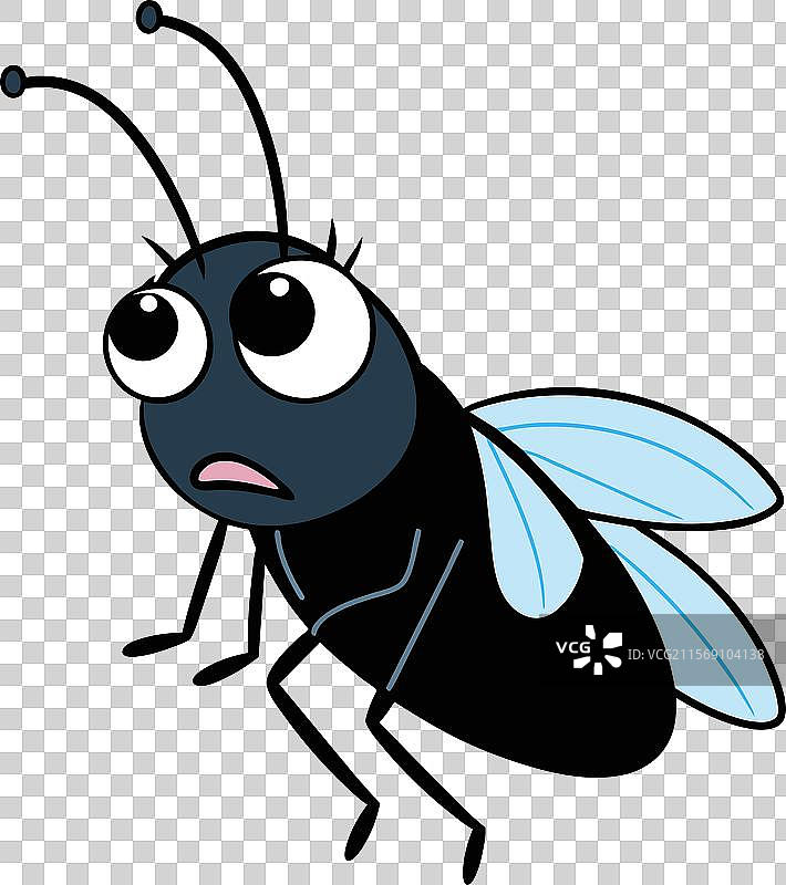 黑色蚜虫哭泣图标图片素材