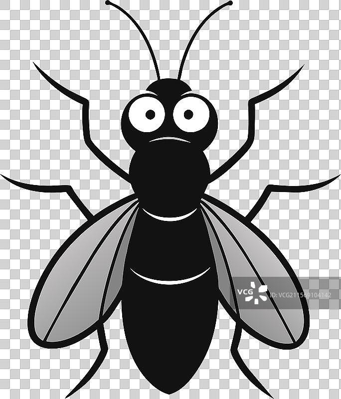 黑色蚜虫图标图片素材