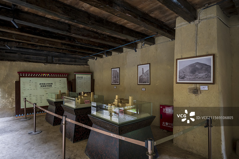 阿坝州马尔康市全国重点文物保护单位卓克基土司官寨图片素材