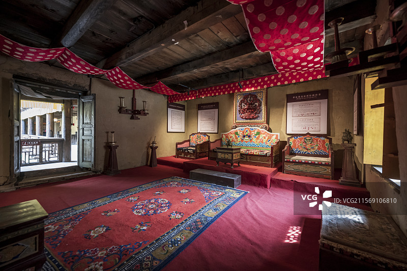 阿坝州马尔康市全国重点文物保护单位卓克基土司官寨图片素材