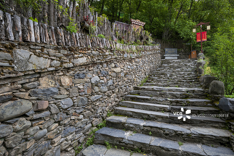 阿坝州马尔康市全国重点文物保护单位卓克基土司官寨图片素材