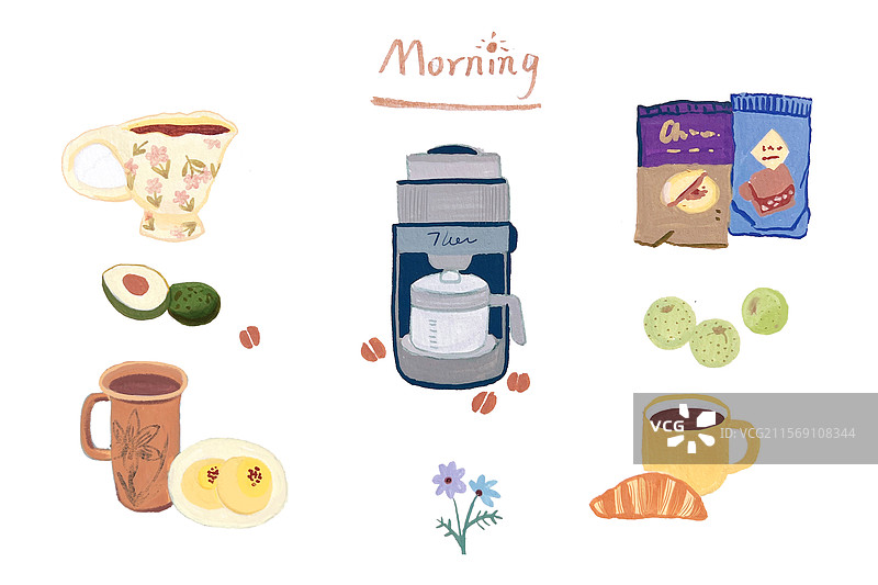 早餐集合图片素材