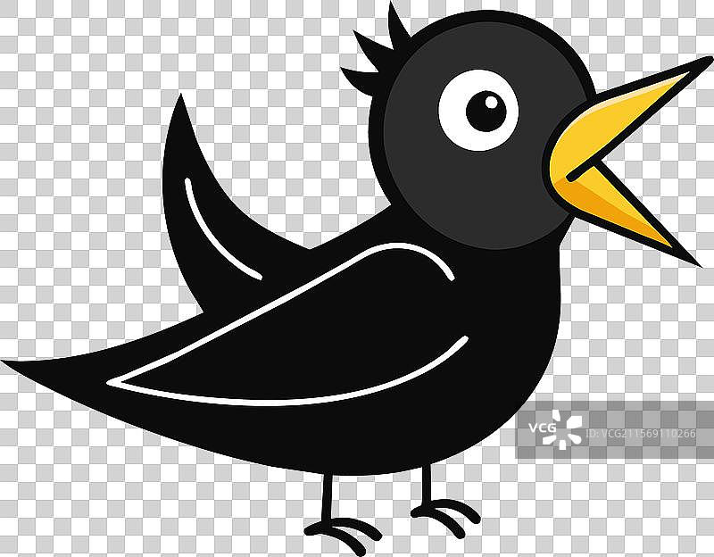 黑燕鸥鱼撞击图标图片素材