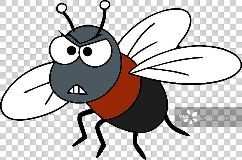 愤怒的吹蝇图标图片素材