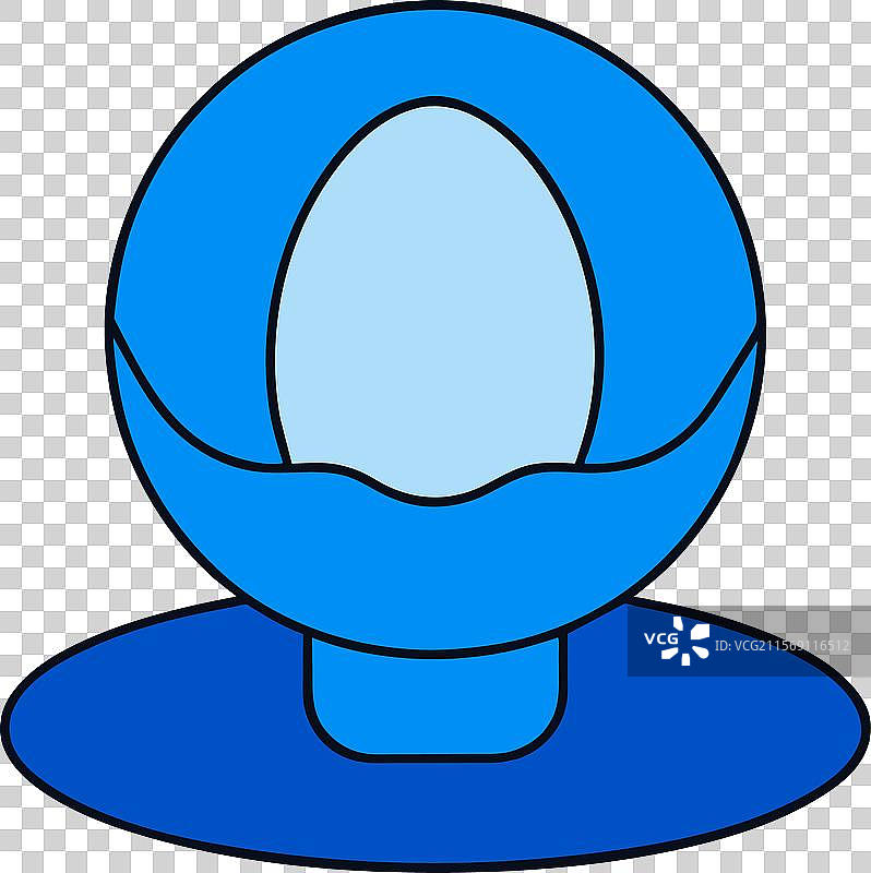 蓝贻贝珍珠图标图片素材