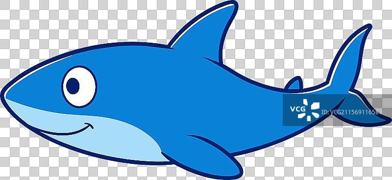 蓝鲨躺着的图标图片素材