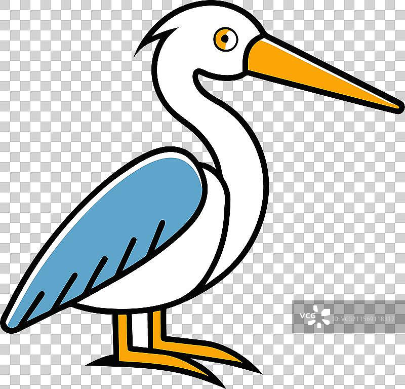 蓝色角马舞动图标图片素材