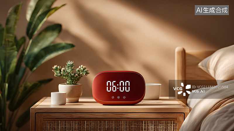 【AI数字艺术】脑子 起床 闹钟 早晨图片素材