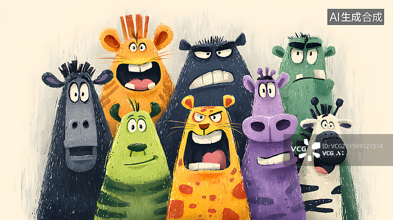 【AI数字艺术】动物 猫 长颈鹿 熊图片素材