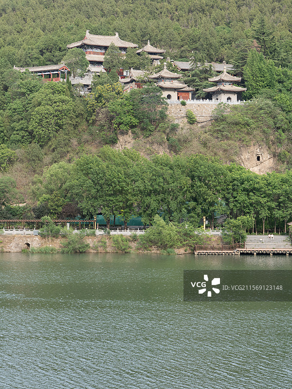 河南洛阳龙门石窟西山白园景区图片素材