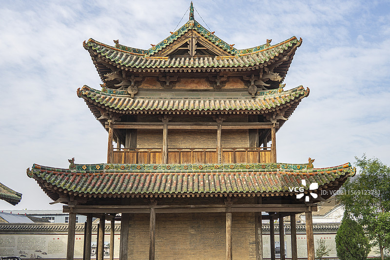 山西河津玄帝庙-香亭图片素材