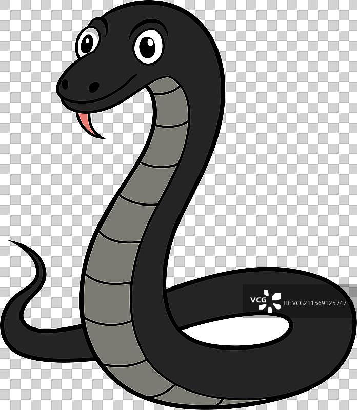 微笑的布姆斯朗蛇图标图片素材