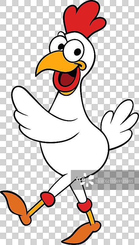 跳舞的靴子矮脚鸡图标图片素材