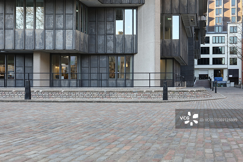 现代建筑飞机高楼大厦背景图片素材