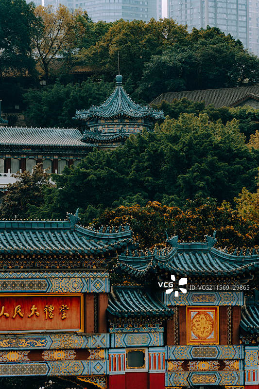 重庆城市风光大礼堂图片素材