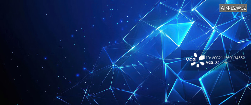 【AI数字艺术】一个充满动感和科技感的抽象场景图片素材