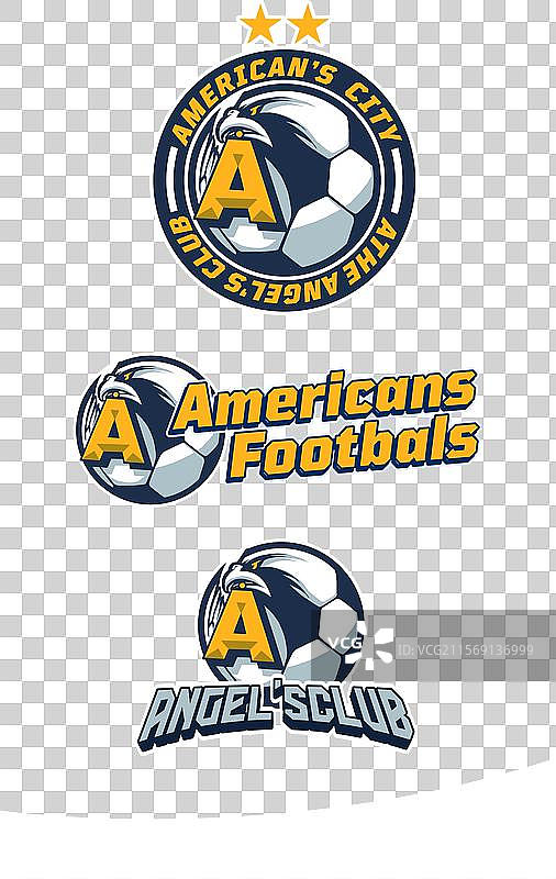足球俱乐部的猎鹰标志图片素材