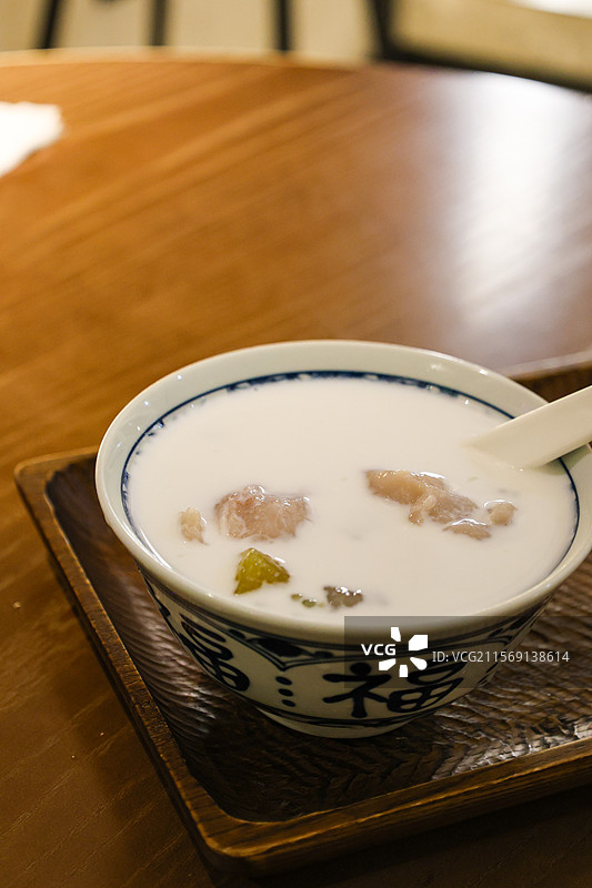 广西甜品荔浦香芋芋圆西米露糖水图片素材
