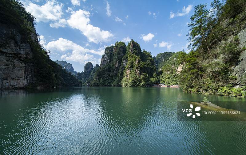张家界宝峰湖风景图片素材