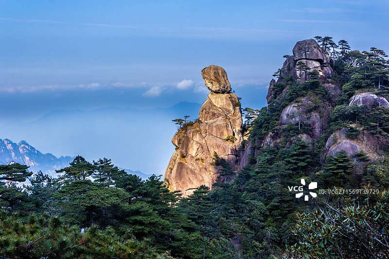 三清山女神峰图片素材