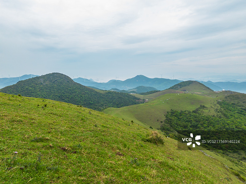 福州大姆山草场自然风光图片素材