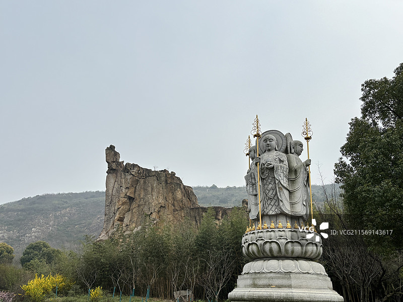 苏州 天池山 户外 徒步 鱼骨线 兰风寺图片素材