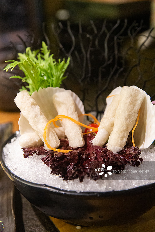 火锅海鲜竹荪虾滑图片素材