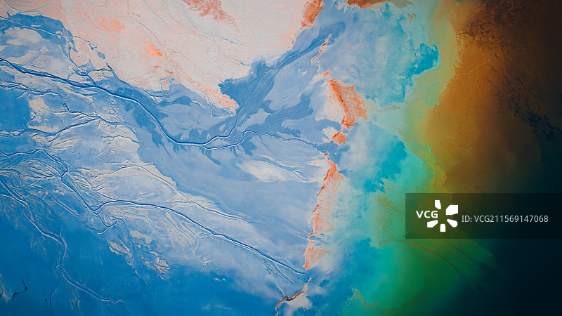 大地的调色盘图片素材