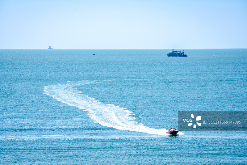 山海关海滩图片素材