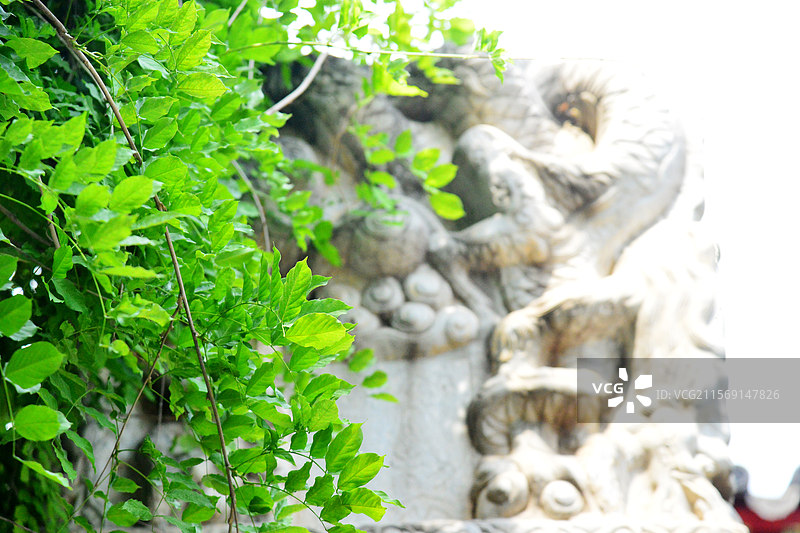 石碑龙雕图片素材