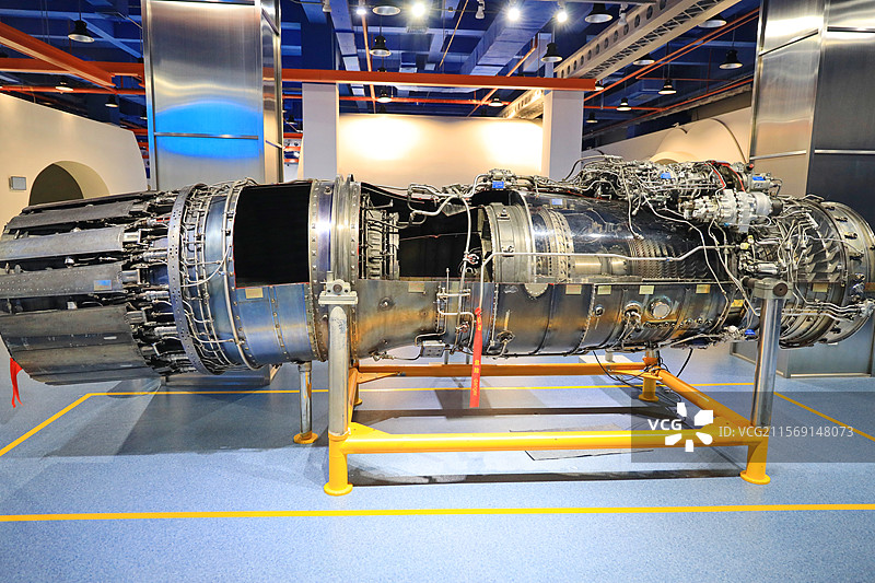 北京航天航空博物馆的飞机及零部件图片素材