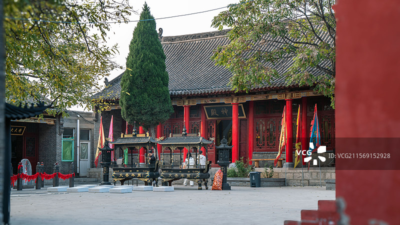 响堂山石窟  长乐寺新址图片素材