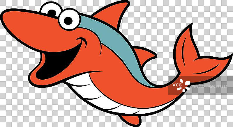 鲶鱼笑脸图标图片素材