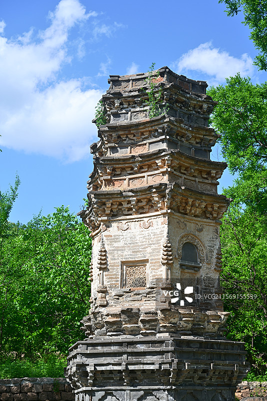 银山塔林图片素材