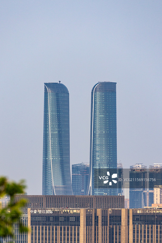 杭州市区 城市建筑风光图片素材