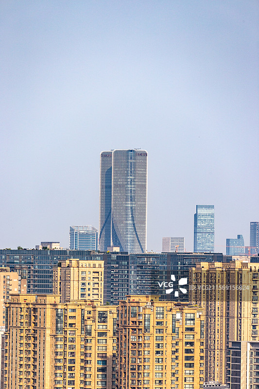 杭州市区 城市建筑风光图片素材