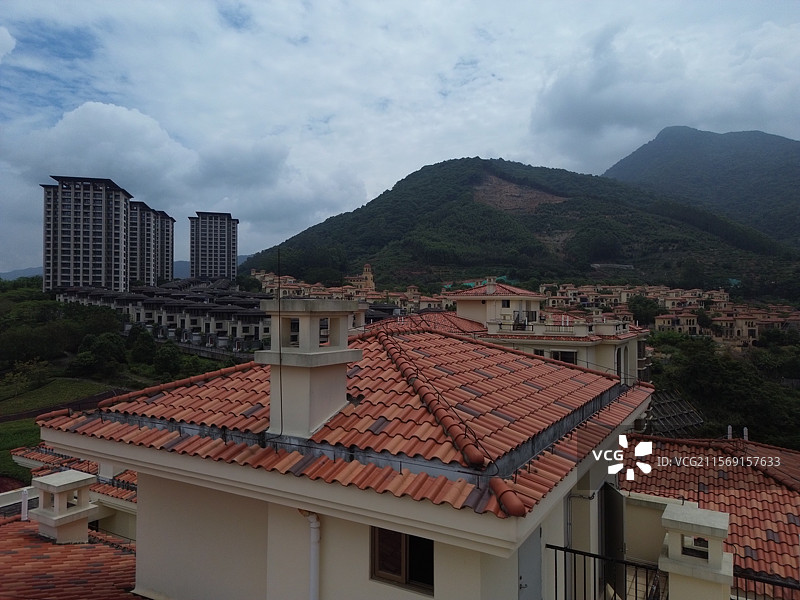 航拍漳州长泰十里蓝山图片素材