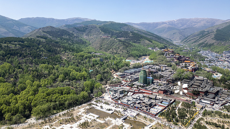 山西省忻州市五台山风景区图片素材
