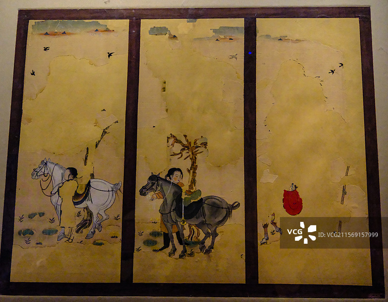 中国新疆博物馆馆藏文物精品，文化和宗教艺术图片素材