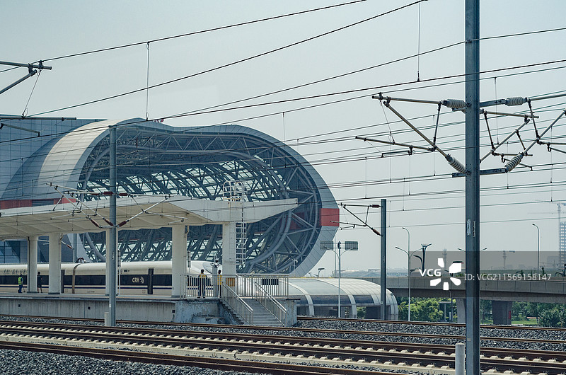 中国山东的高铁站图片素材