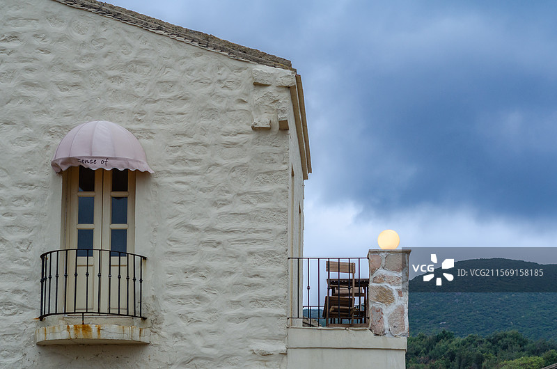 福建平潭岛上的欧式浪漫小房子图片素材