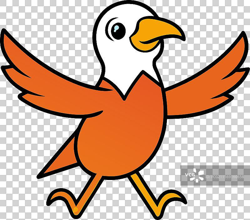 舞动的婆罗门鹫鸟图标图片素材